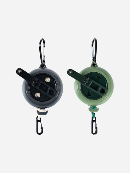 Corde à linge rétractable extérieur – portable, antidérapante et coupe-vent