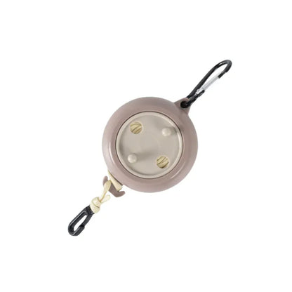 Corde à linge rétractable extérieur – portable, antidérapante et coupe-vent Blanc