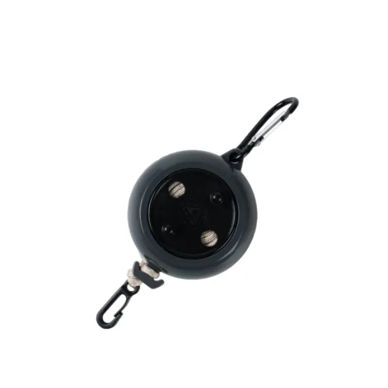 Corde à linge rétractable extérieur – portable, antidérapante et coupe-vent Noir