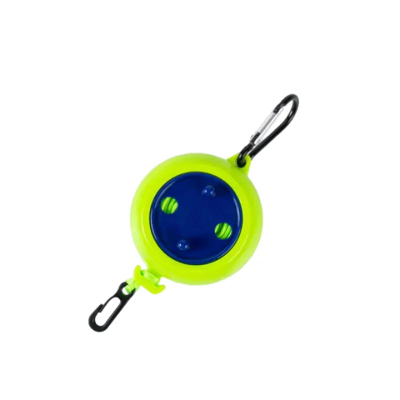 Corde à linge rétractable extérieur – portable, antidérapante et coupe-vent Vert