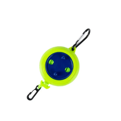 Corde à linge rétractable extérieur – portable, antidérapante et coupe-vent Vert