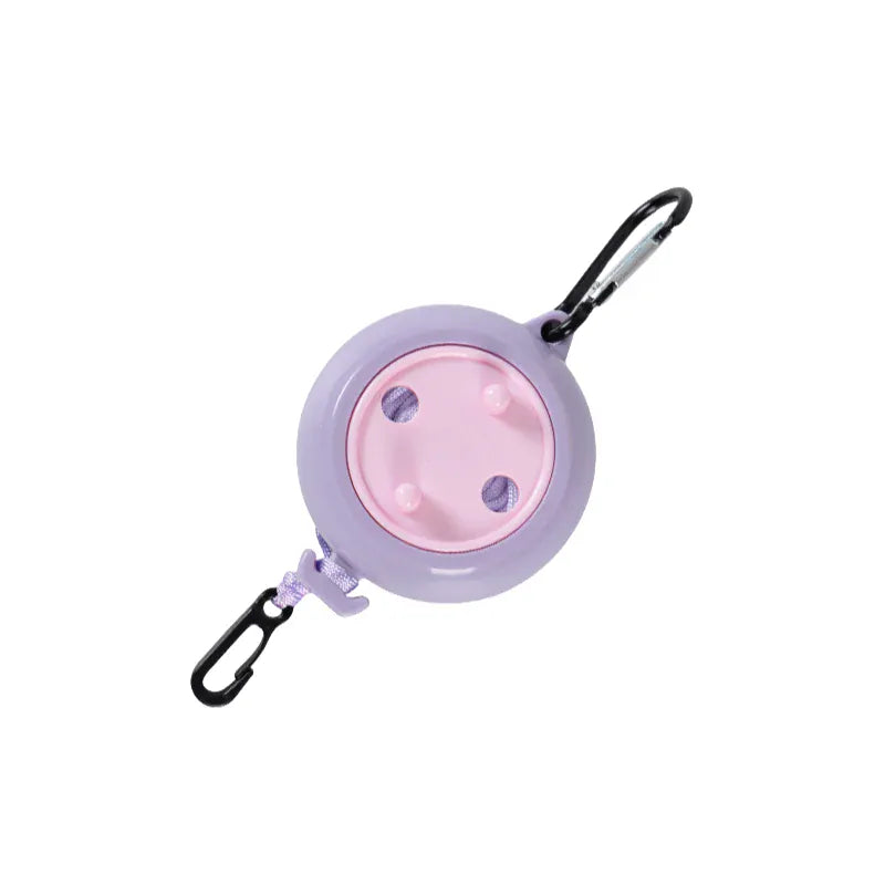 Corde à linge rétractable extérieur – portable, antidérapante et coupe-vent Violet