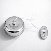 Corde à linge rétractable inox Argent Aeraly