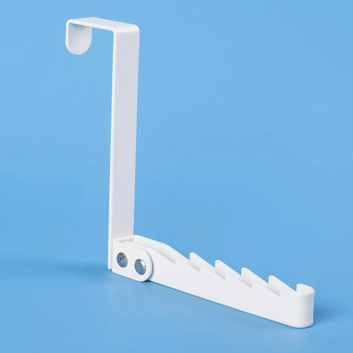 Crochet rangement vêtements porte intérieure Blanc