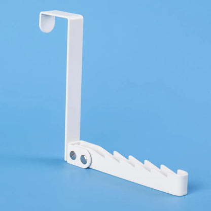 Crochet rangement vêtements porte intérieure Blanc