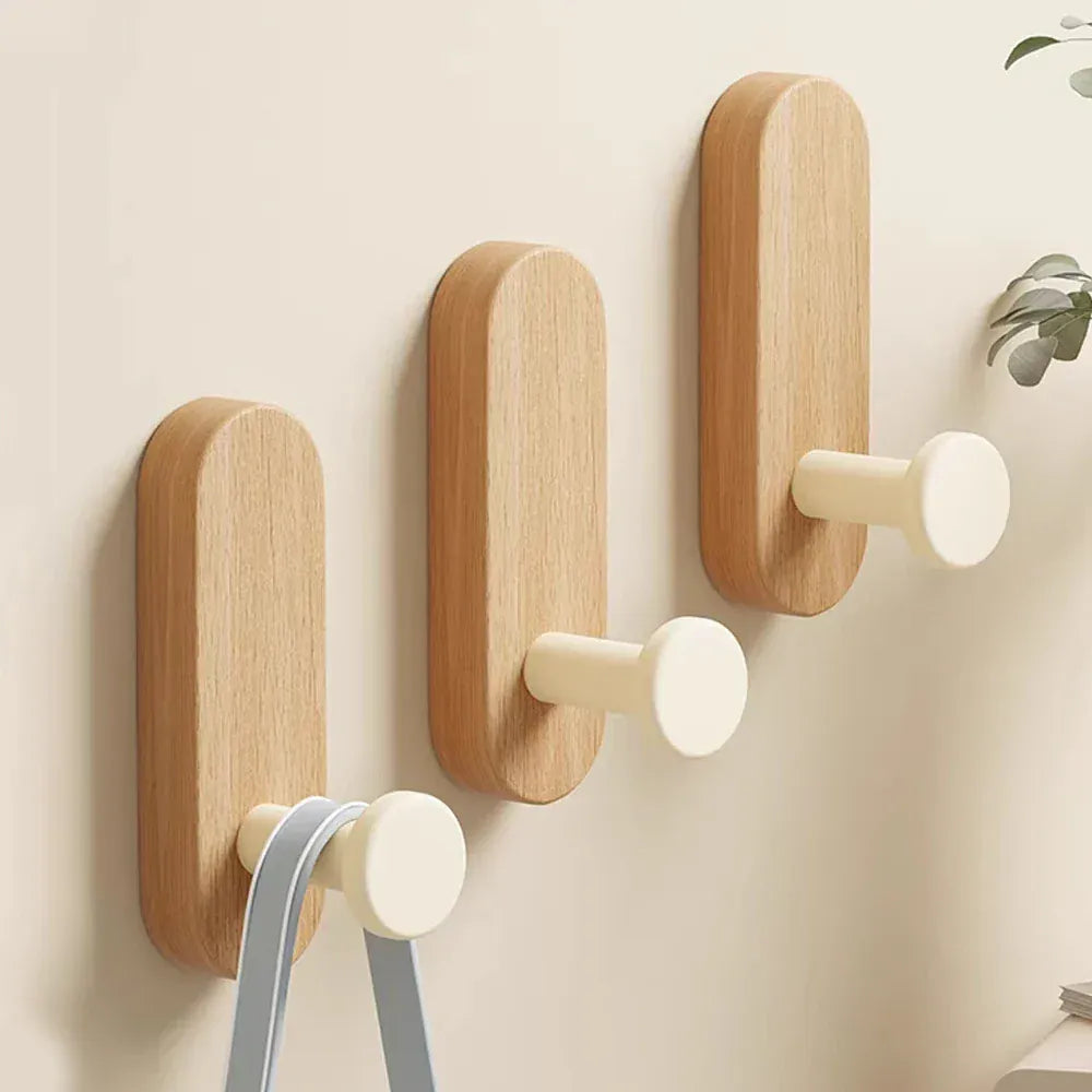 Crochets bois auto-adhésifs