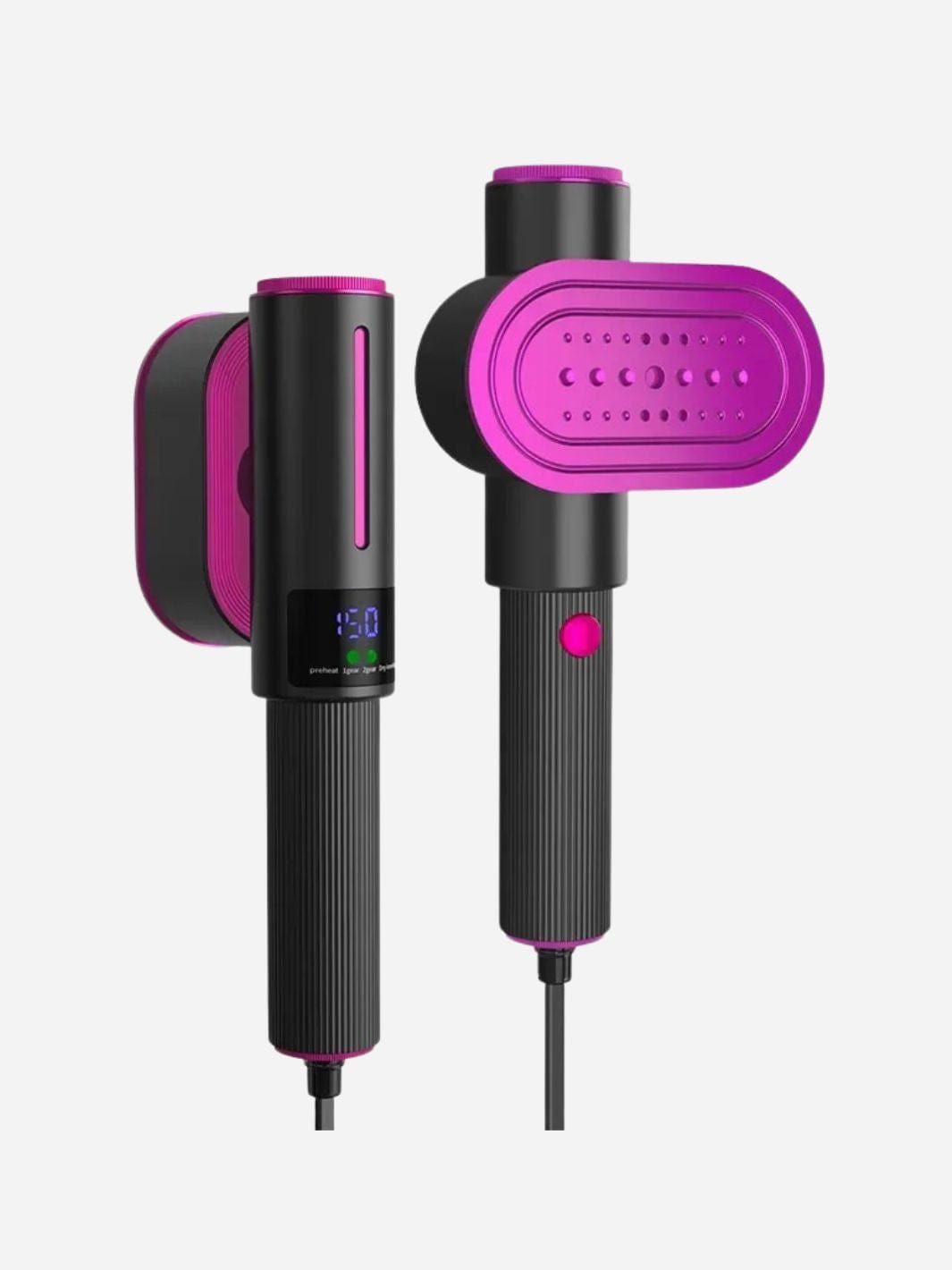 Défroisseur chemise 3-en-1 – 1200W avec affichage digital Noir