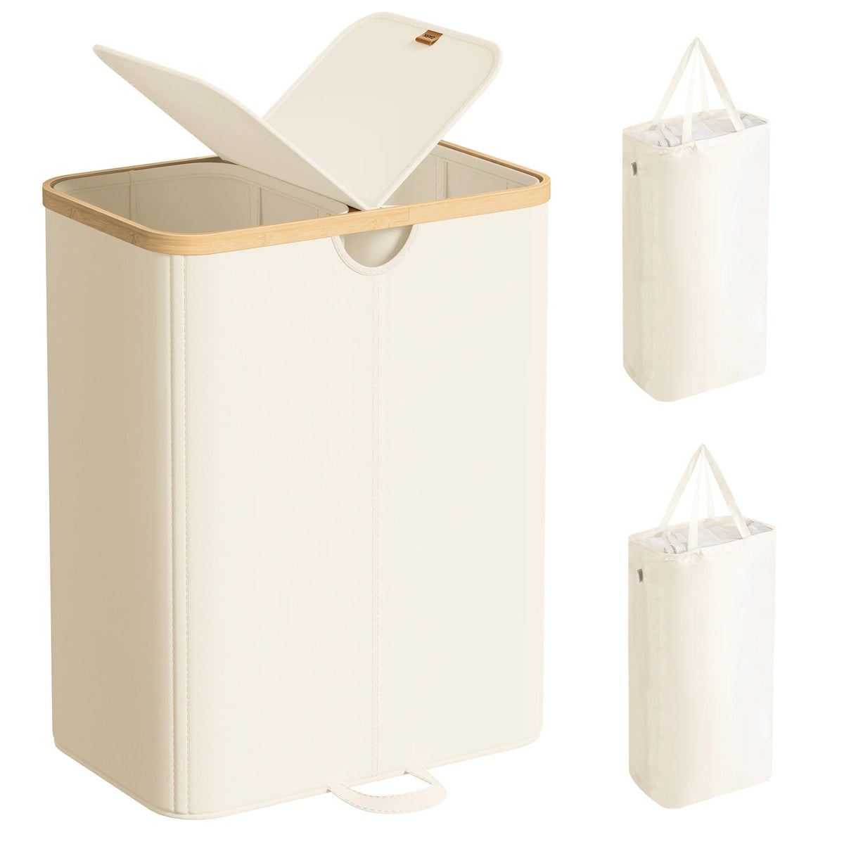 Double panier à linge 150L avec couvercle - Aéraly