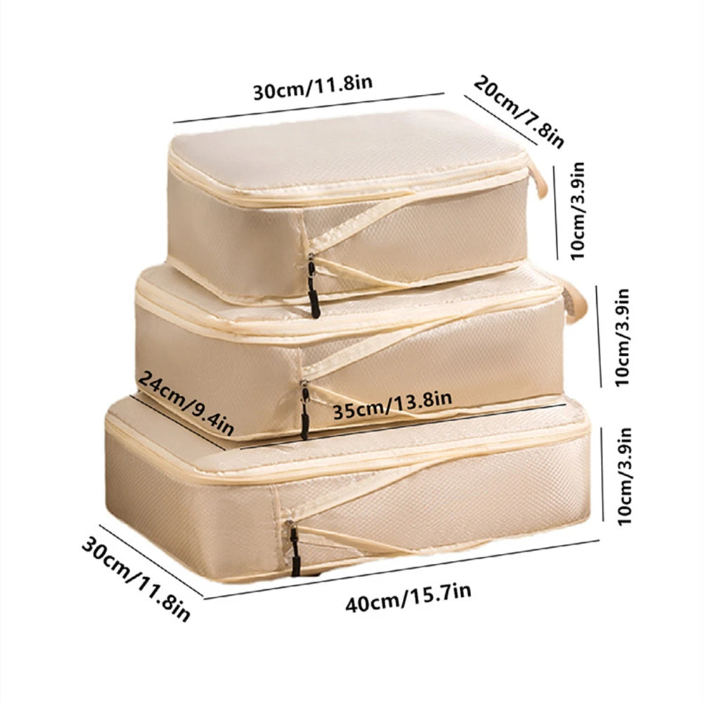 Ensemble de sacs de rangement vêtements pour voyages - Multifonctions et imperméable - Aéraly