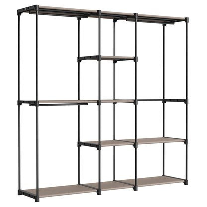 Etagère et Penderie - Simple et ingénieuse pour un rangement optimisé Marron