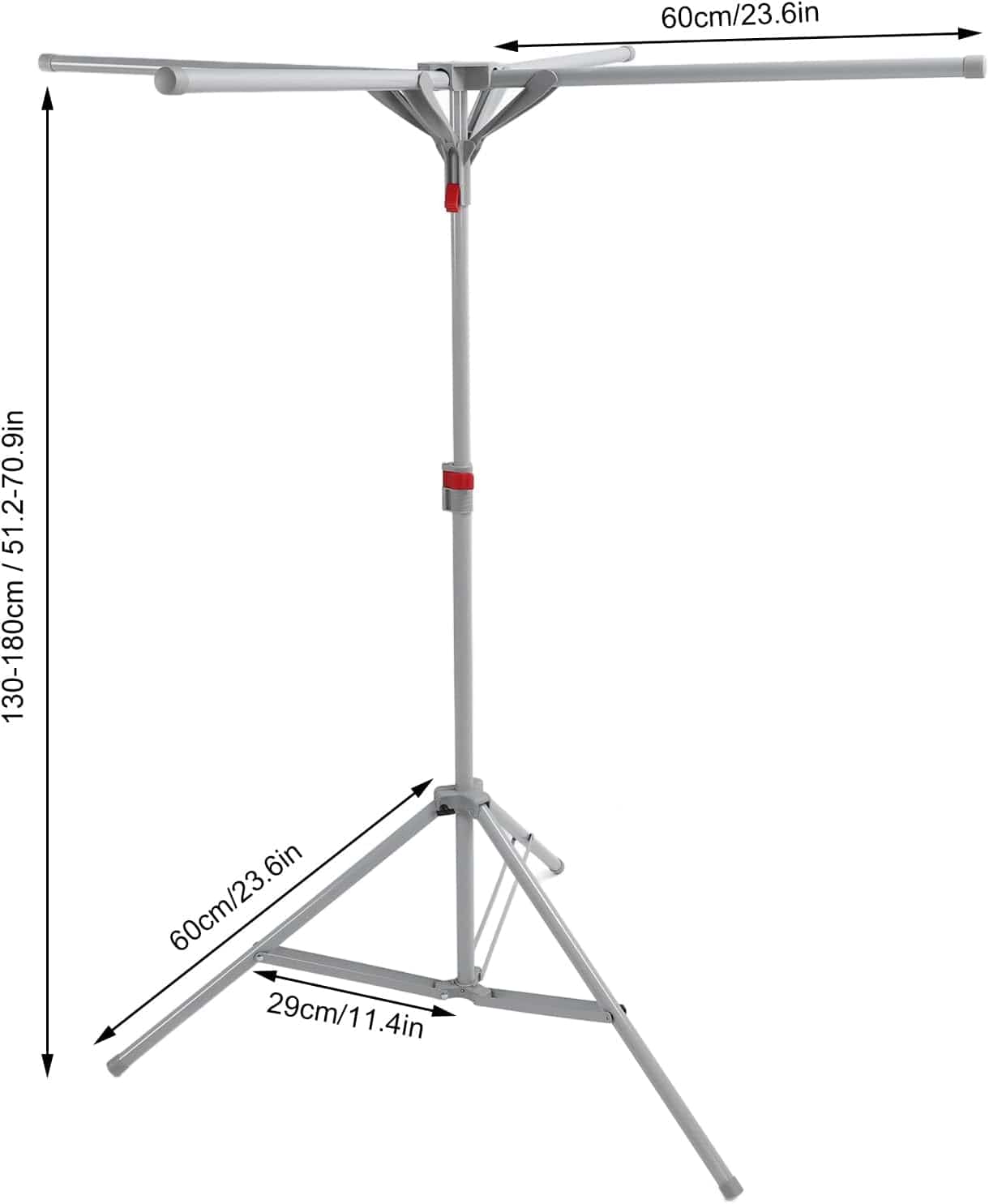 Etendoir à linge balcon pivotant