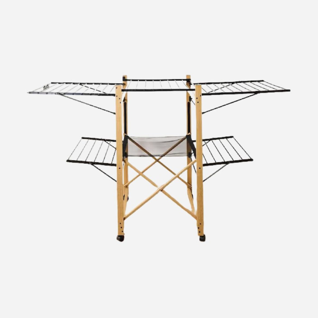 Étendoir à linge effet bois – élégant, robuste et pensé pour le quotidien - Aéraly