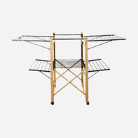 Étendoir à linge effet bois – élégant, robuste et pensé pour le quotidien - Aéraly