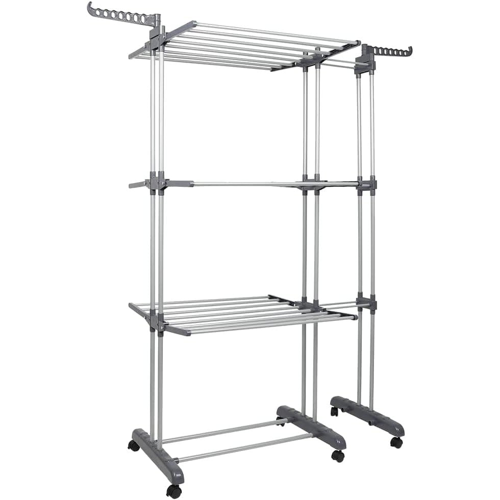 Étendoir à linge extensible – grande capacité, robuste et pliable - Aéraly