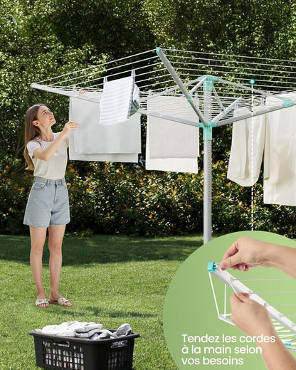 Étendoir à linge parapluie - Prêt à découvrir l'innovation ultime en matière de séchage et de rangement du linge ? Découvrez notre Étendoir à linge parapluie, une solution pratique et efficace pour prendre soin de votre linge au quotidien Vert
