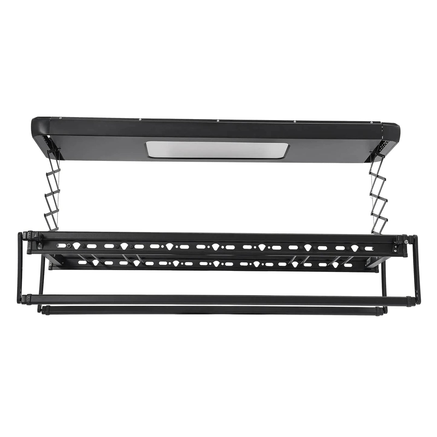 Étendoir à linge plafond électrique télescopique avec télécommande