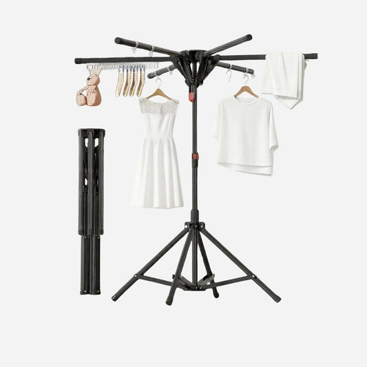 Etendoir à linge pliable sur pied portable - Aeraly