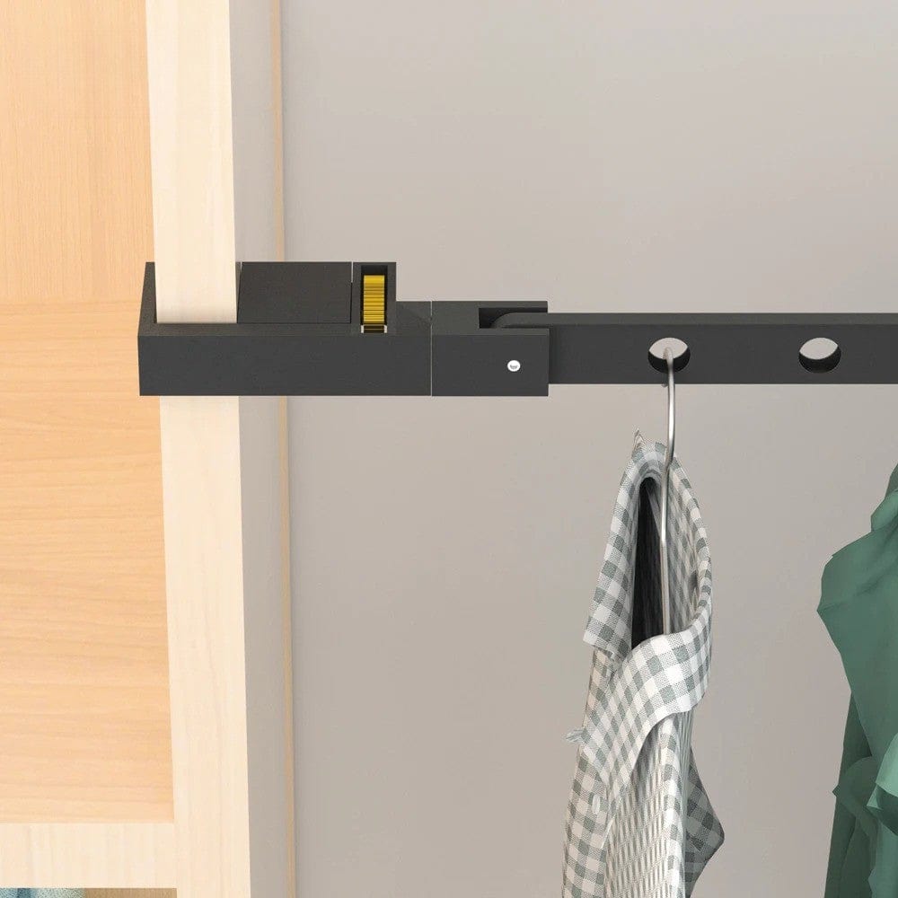 étendoir à linge pour porte rotatif