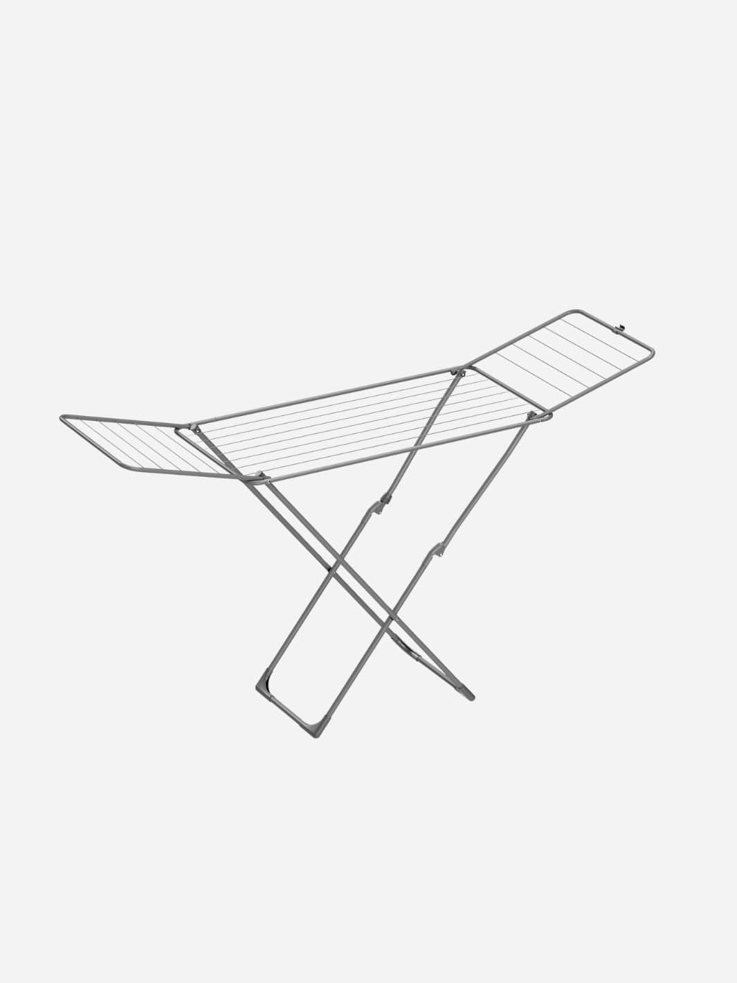 Étendoir à linge solide pliable en acier – grande capacité et séchage naturel