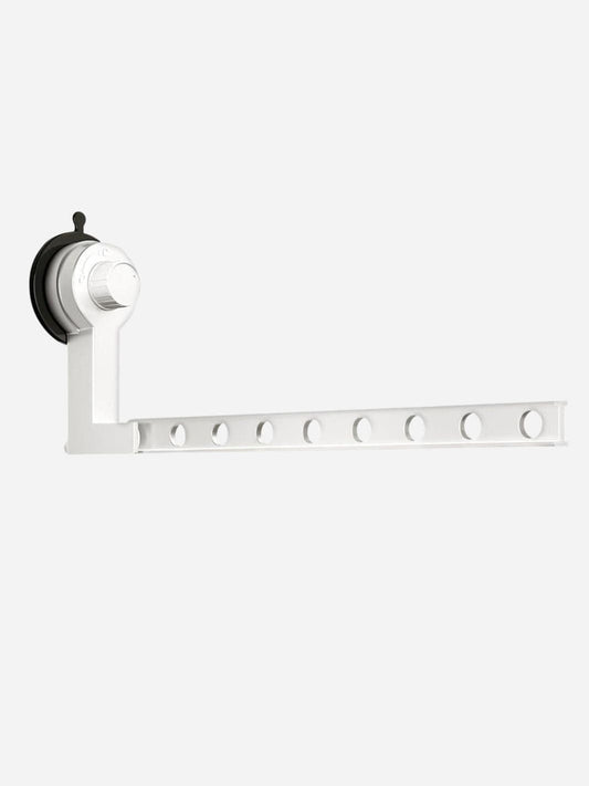 Étendoir à linge ventouse sans perçage – Aluminium robuste