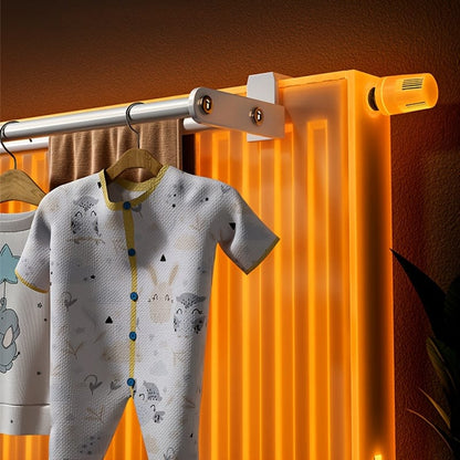 Etendoir linge radiateur métal