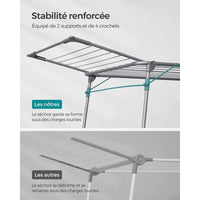 Étendoir à linge pliable – robuste, pratique et gain de place - Aéraly