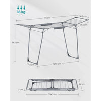 Étendoir à linge pliable – robuste, pratique et gain de place - Aéraly