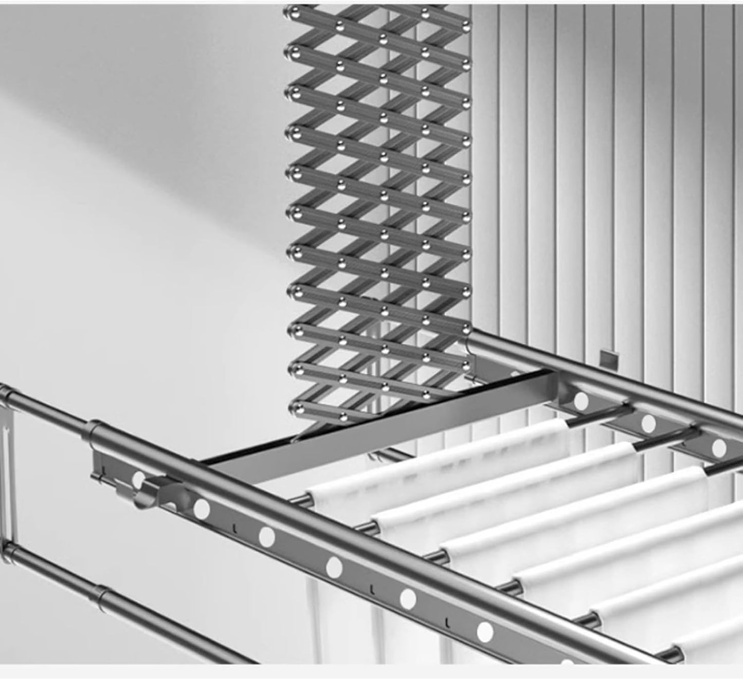 Étendoir plafond - électrique avec télécommande et stérilisation UV