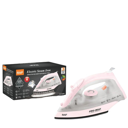 Fer à vapeur portatif électrique 1200W – Compact et efficace Rose
