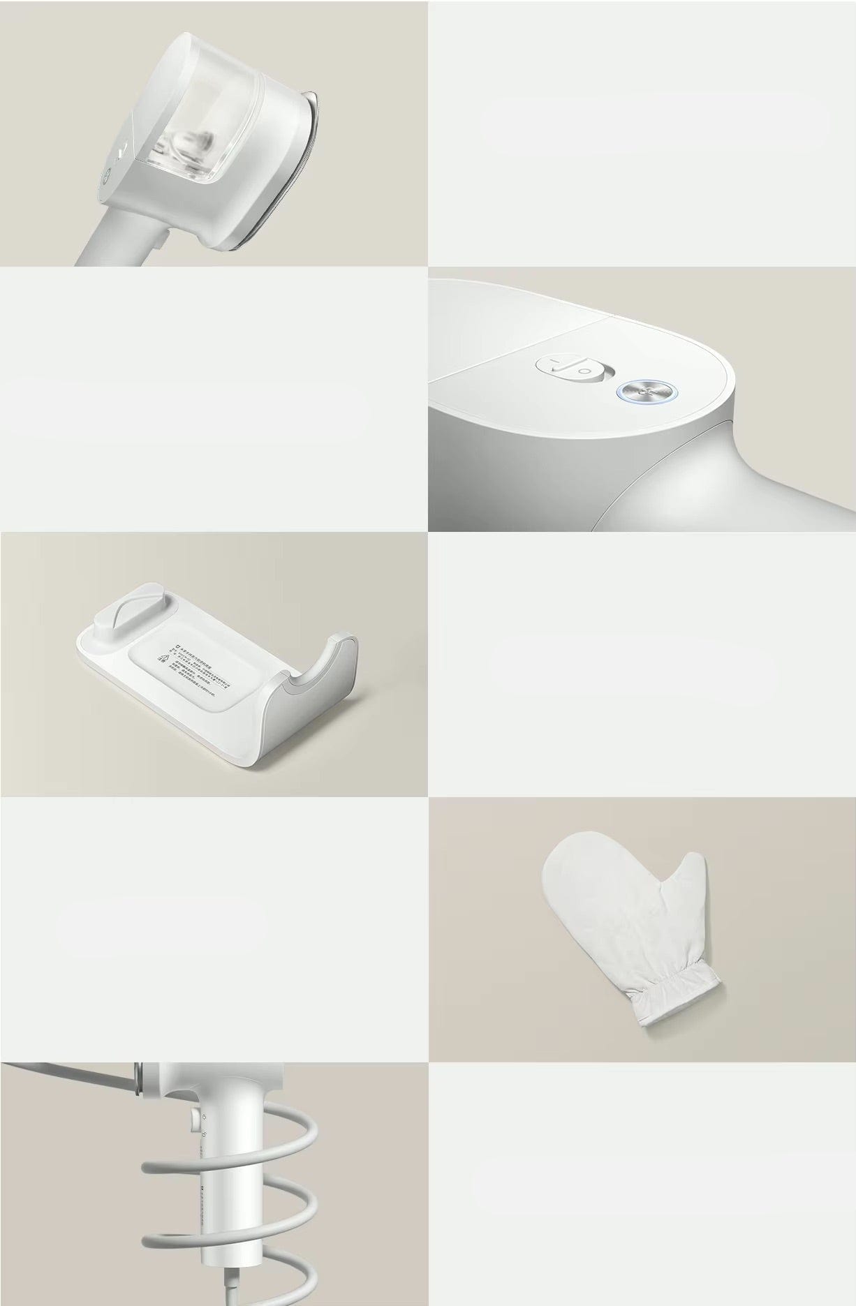 Fer vapeur vertical portable 1200W – Réservoir 150 ml Blanc