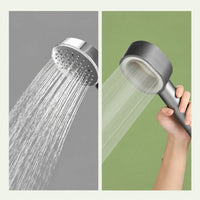 AQUANE - Pommeau de Douche avec Filtre à Charbon Intégré, Blanc ou Noir