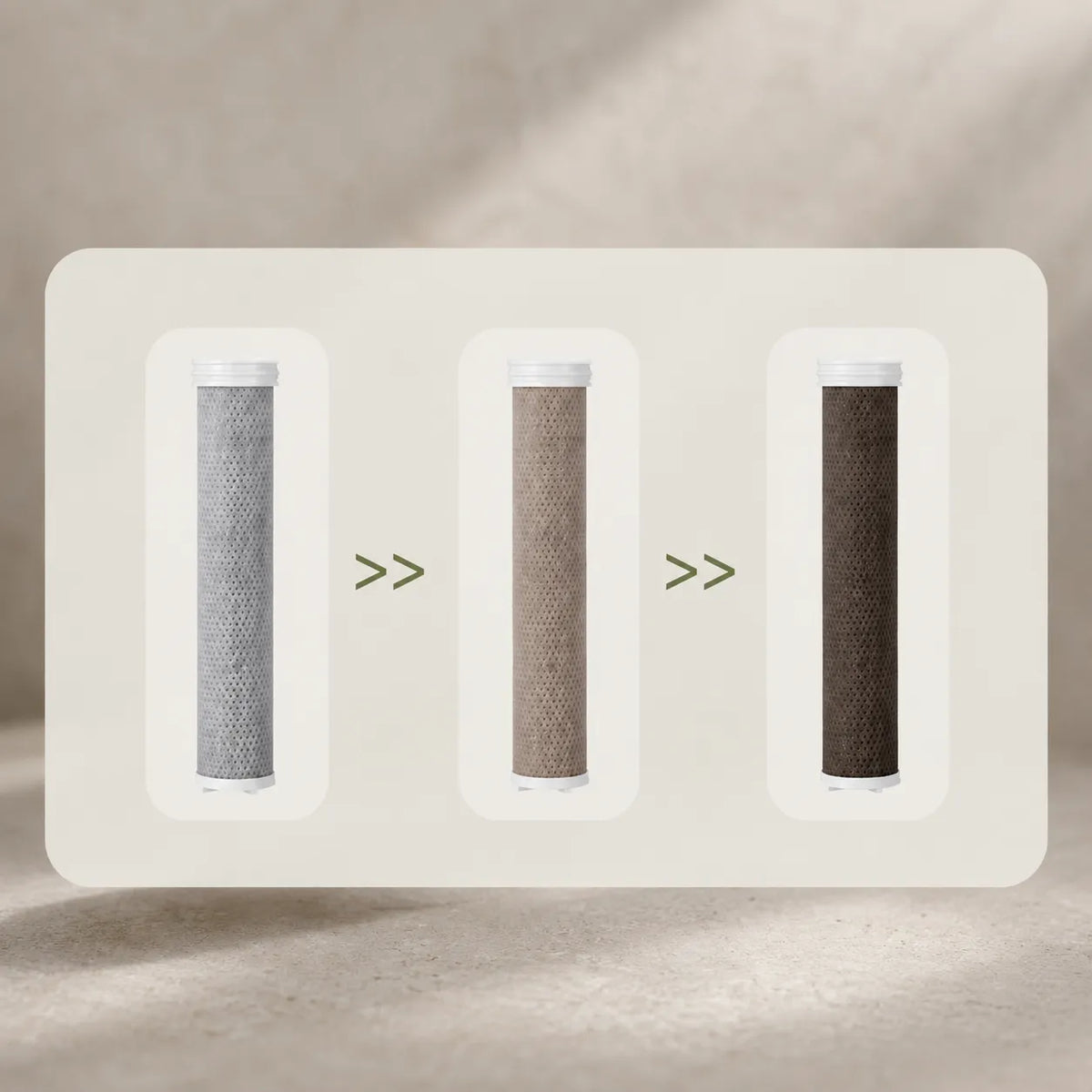 Recharge Filtre à Charbon pour Pommeau AQUANE, Maille Inox