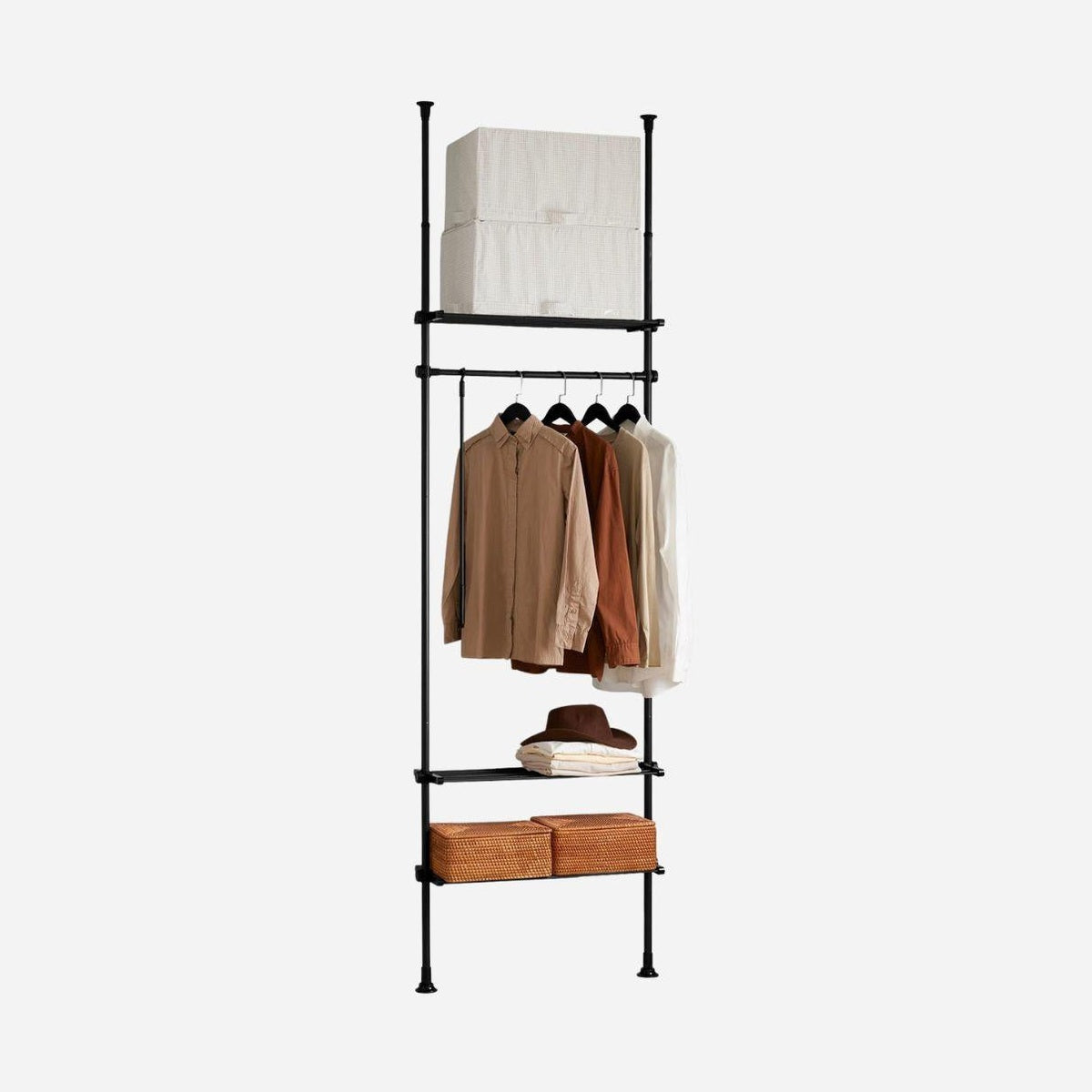 Garde-robe télescopique : rangement efficace et ordonné - Aéraly