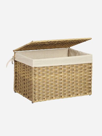 Grand panier en rotin tressé avec doublure amovible Rotin