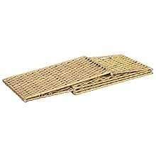 Grand panier en rotin tressé avec doublure amovible Rotin