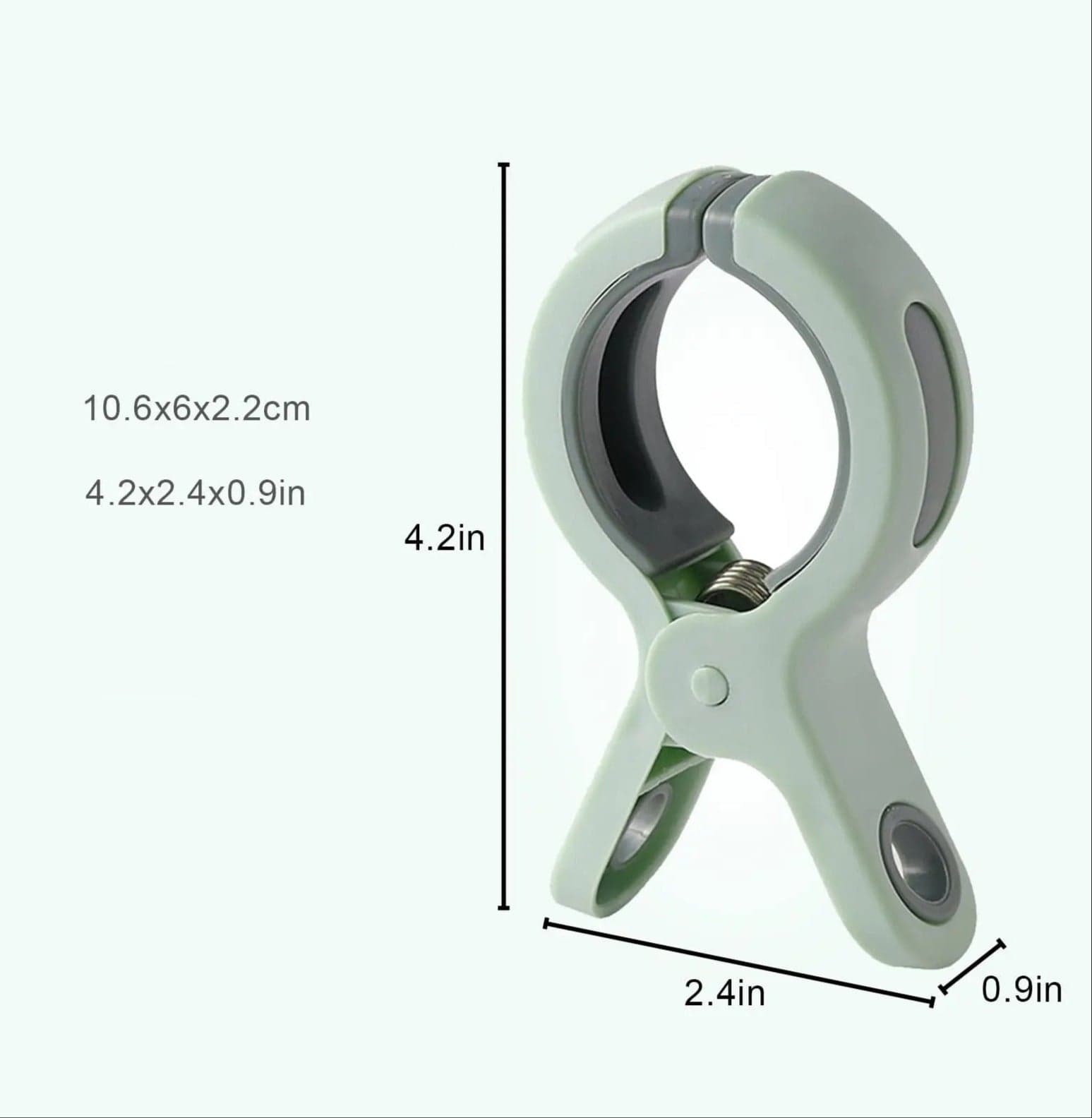 Grosse pince plastique antidérapante pour linges - Lot de 12