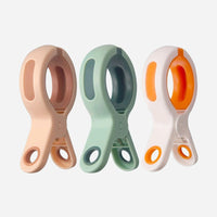 Grosse pince plastique antidérapante pour linges - Lot de 12 - Aéraly