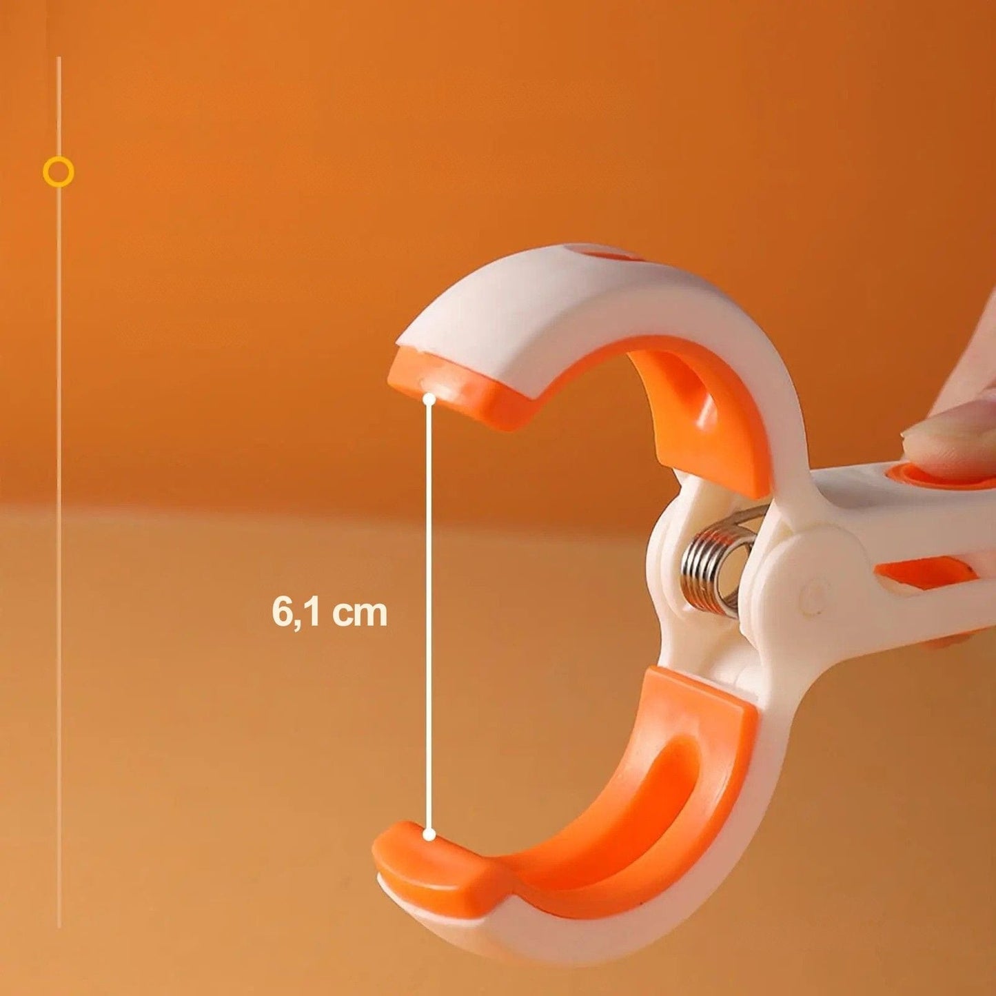 Grosse pince plastique antidérapante pour linges - Lot de 12