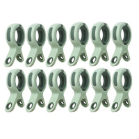 Grosse pince plastique antidérapante pour linges - Lot de 12 - Aéraly