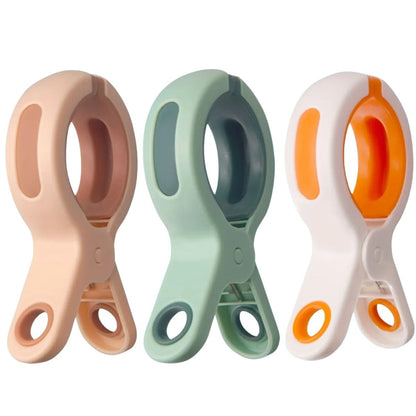 Grosse pince plastique antidérapante pour linges - Lot de 12 3 pcs - Mix de couleur