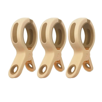 Grosse pince plastique antidérapante pour linges - Lot de 12 3 pcs - Rose