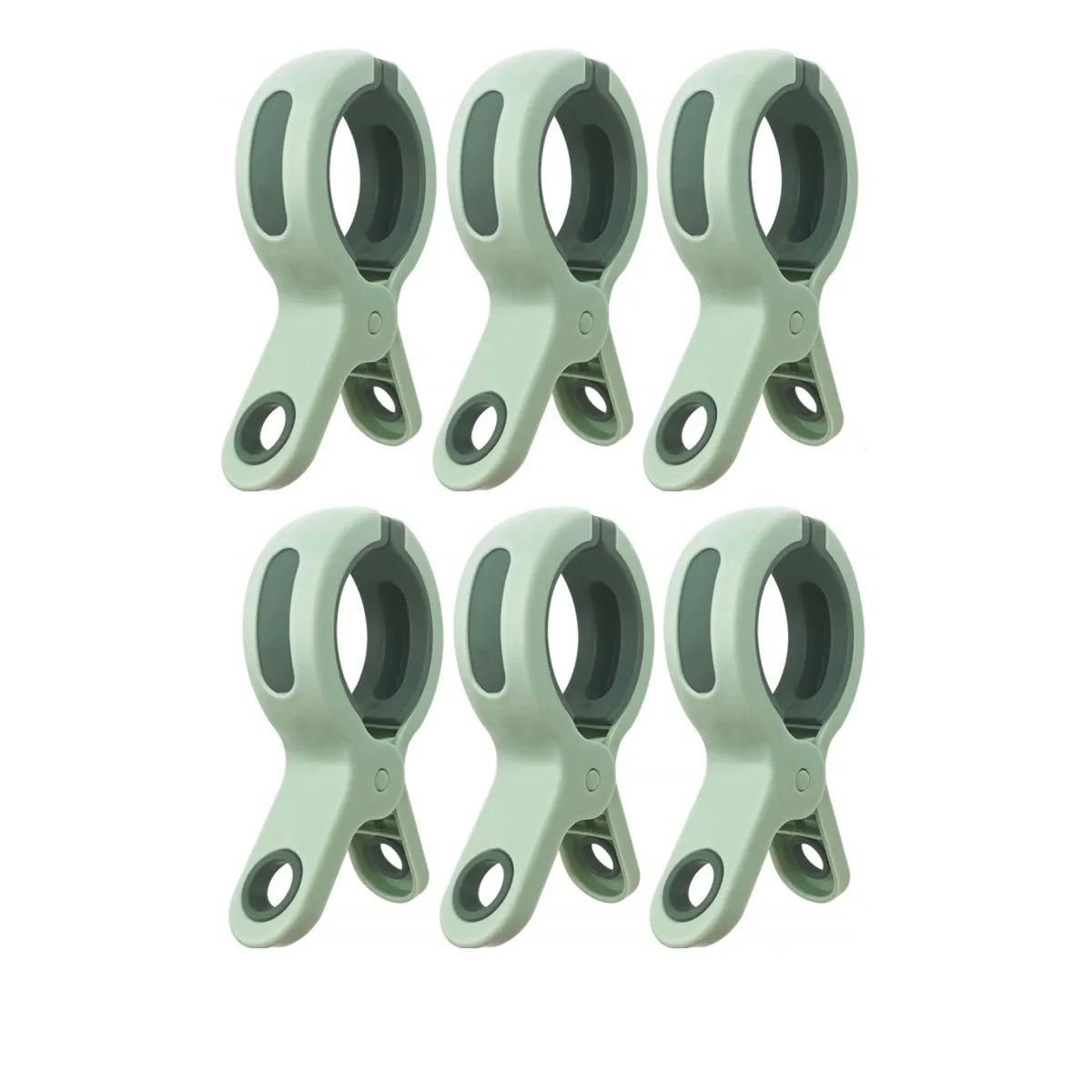 Grosse pince plastique antidérapante pour linges - Lot de 12 - Aéraly