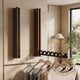 Porte-cintres mural bois pliable – rangement vêtements élégant