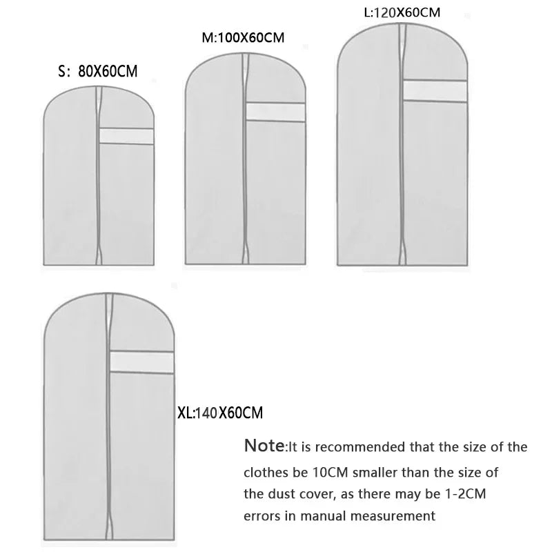 Housse anti-poussière vêtements suspendus placard - Aéraly