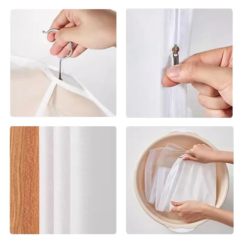Housse penderie - transparente anti-poussière - Aéraly