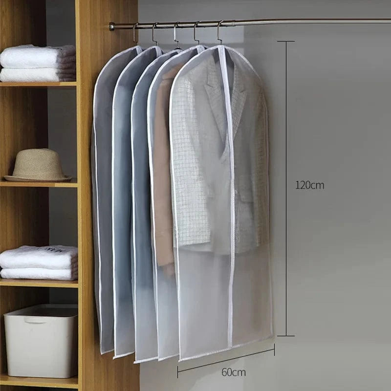 Housse penderie - transparente anti-poussière 60X120CM / 1 PCS