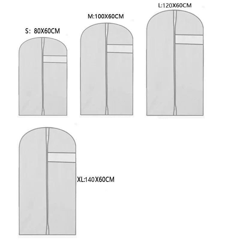 Housse pour costume – Protection imperméable et anti-poussière (prix a refaire)