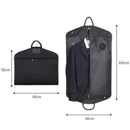 Housse pour vêtements hommes luxe - Protégez vos vêtements avec style et efficacité A-Noir / 60x100cm