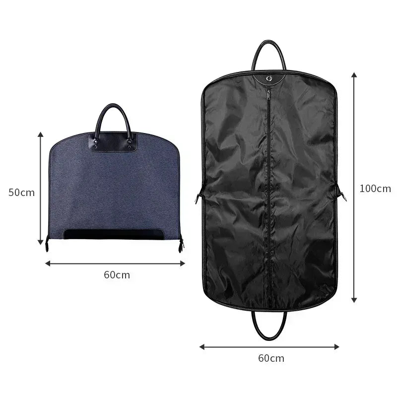 Housse pour vêtements hommes luxe - Protégez vos vêtements avec style et efficacité B-Bleu / 60x100cm