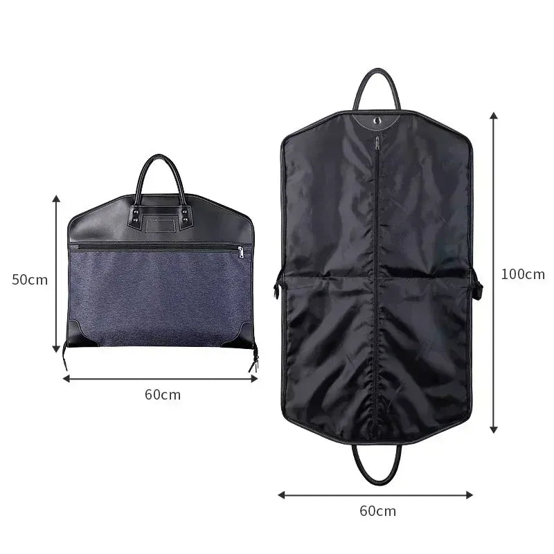 Housse pour vêtements hommes luxe - Protégez vos vêtements avec style et efficacité C-Bleu / 60x100cm